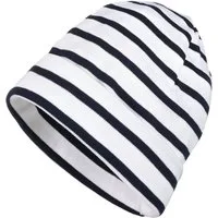 modAS Strickmütze 2530 Unisex Mütze Streifen für Kinder & Erwachsene - Ringelmütze Baumwolle