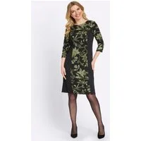 Sieh an! Jerseykleid Druck-Kleid 3/4-Arm