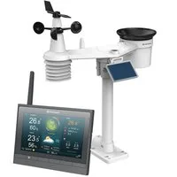 BRESSER MeteoChamp HD WLAN-Wetterstation 7-in-1 mit verschiedenen Anzeige-Modi Wetterstation