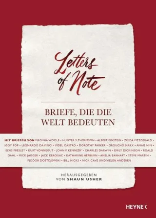 Letters of Note - Briefe die die Welt bedeuten [Gebundene Ausgabe] [2014] Usher Shaun