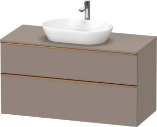 Duravit D-Neo Konsolenwaschtischunterbau wandhängend Basalt Matt 1200x550x664 mm - DE4969004430000 DE4969004430000
