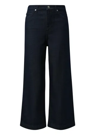 s.Oliver BLACK LABEL - Cropped-Jeans : Regular Fit blau - Gr. - 42