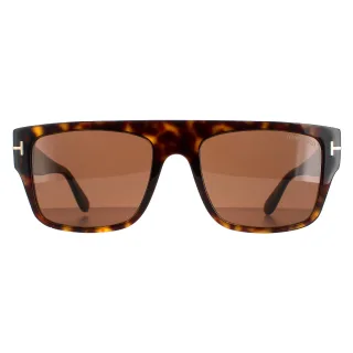Lunettes de soleil Tom Ford Dunning FT0907 52E Havana Shiny Brown