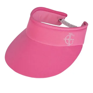 Island Green - Sonnenblende Logo für Damen - Emblem (Pink)