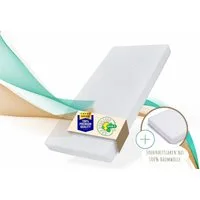 Kindermatratze waschbarer Bezug Kinder 10 cm hoch, eco5 Zertifizierung Wendematratze, Kids Collective, 10 cm hoch, Matratze 60x120 Baby mit Spannbettlaken, für Kinderbett Bodenbett