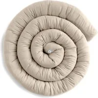 lilimaus Nestchenschlange Bettschlange für Babybett aus Musselin - 200, 300 & 400 cm, (1-tlg), Randschutz & Kuschelrolle mit Befestigungs-Schlaufen - Ø ca. 10-12 cm