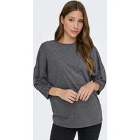 ONLY 3/4-Arm-Shirt ONLSILVERY GLAMOUR LUREX 3/4 TOP JRS mit Glitzer-Effekt