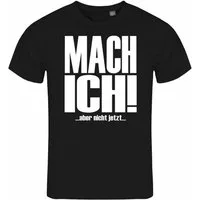 deinshirt Print-Shirt Herren T-Shirt Mach ich aber nicht jetzt Funshirt mit Motiv