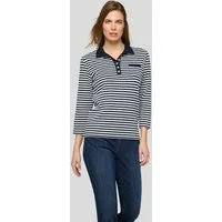 Rabe 3/4-Arm-Shirt mit Streifen Muster