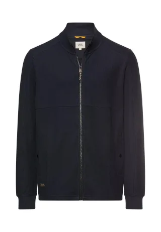 camel active - Sweatjacke mit verstellbarem Tunnelzug dark navy - Gr. - XL