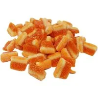 Dulceplus Süßigkeit, Fruchtgummi saure Pfirsichstücke fruchtig erfrischend halal 1000g