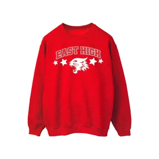 Disney Damen/Herren High School Musical The Musical Wildcat Stars Sweatshirt (rot)