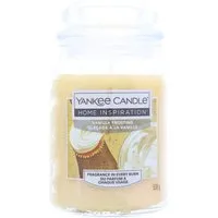 Yankee Candle Duftkerze Yankee Candle Vanilla Frosting Große Duftkerze im Glas 538g