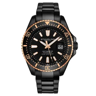 Schwarz Depthmaster Quarz 42mm