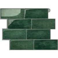 Coonoor Küchenrückwand selbstklebend Spritzschutz Küche 3d Wandpaneele 29.36 x 21.3cm, (10-tlg)