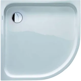 Duravit Viertelkreis D-Code 720108000000000 Duschwanne, 900 x 900 mm, weiss