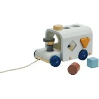 Plantoys Lernspielzeug Sortierbus Orchard