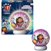 Ravensburger Puzzleball Nachtlicht Gabby's Dollhouse, 72 Puzzleteile, beleuchtet