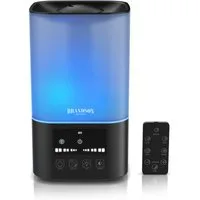Brandson Luftbefeuchter 2,5L, Fernbedienung, 3 Helligkeitsstufen, RGB, Timer, sehr leise 30dbA, 2.5 l Wassertank, 3 Nebelstufen, Sleep Modus, für Schlafzimmer Kinderzimmer Wohnzimmer