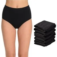 Seher/Tutku Slip Damen 6er 10er Pack – Retro-Slip 100% Baumwolle hoher Bund S-4XL (10-St., 6er- oder 10er-Pack) Hohe Taille für zusätzlichen Komfort