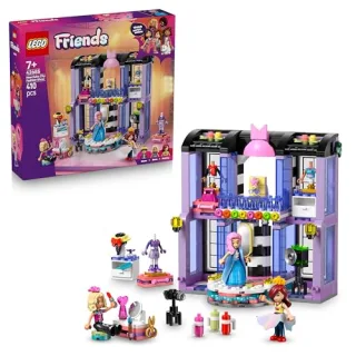 LEGO Friends Modeschau in Heartlake City - Verkleidungsspiel mit 3 Mini Puppen Laufsteg anpassbaren Outfits inkl. Rock Mantel Hüten & Zubehör - Kreatives Geschenk für Mädchen ab 7 Jahren - 42685