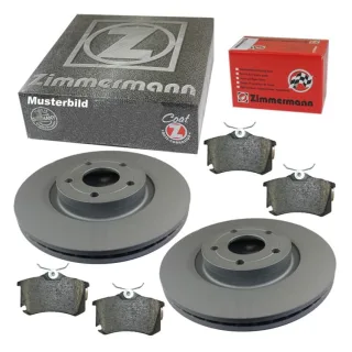 Zimmermann Bremsscheiben + Bremsbel?ge vorne Ford Tourneo Custom Transit V362 V363