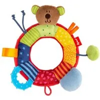 Sigikid Greifling Rasselring Bär, 7 senses für Babys und Kleinkinder (1-tlg)