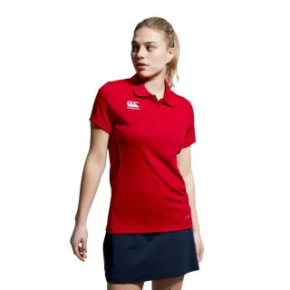 Canterbury - "Club Dry" Poloshirt für Damen, Regulär (Rot)