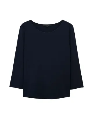 someday - Basicshirt - Kirosa blau - Gr. - 38