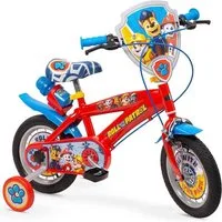 Toimsa Bikes Kinderfahrrad Paw Patrol Fahrrad – 12/14/16 Zoll mit Stützrädern Trinkflasche, 1 Gang, Kettenschutz, Schutzbleche, Stützräder, Trinkflasche