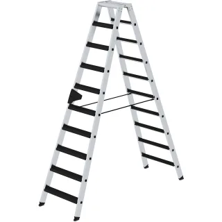 Munk Stufen-Stehleiter beidseitig begehbar mit clip-step relax - 042220