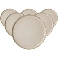 Ritzenhoff & Breker Speiseteller Olivia Speiseteller ø 26,5 cm 6er Set, (6 St)