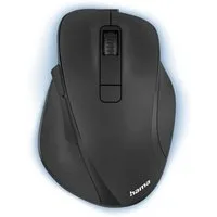 Hama Optische 6 Tasten Funkmaus, ergonomisch, Rechtshänder, leise Tasten ergonomische Maus (Funk)