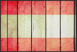 Fussmatte Flagge Österreich 4335 | Größe: 60 cm x 45 cm
