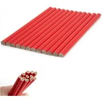 BENSON Bleistift 12-48 Zimmermannsbleistift Baubleistift Bleistift, (12-tlg), Maurer, Handwerker, Tischler, Set