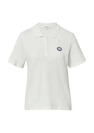 s.Oliver - T-Shirt creme - Gr. - 42