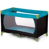 Hauck Baby-Reisebett Dream'n Play - Waterblue, Baby Kinder Reisebett 120 x 60 cm bis 15 kg faltbar mit Tasche