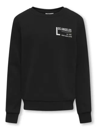 KIDS ONLY - KOGZENJA LIFE BOXY L/S BOX SWT black - Gr. - 140