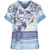 bianca Print-Shirt JULIE mit floralem Front-Print in Trendfarben