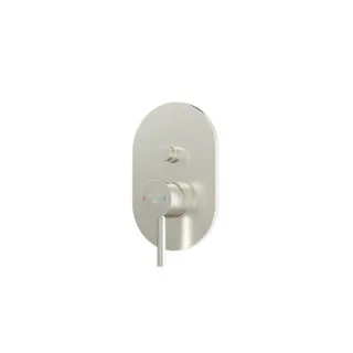 Steinberg Serie 100 Wannenarmatur 10021033BN Unterputz, mit Umsteller, brushed nickel