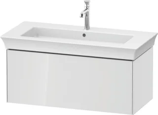Duravit White Tulip Waschtischunterbau wandhängend Weiß Hochglanz 984x458x410 mm - WT424208585 WT424208585
