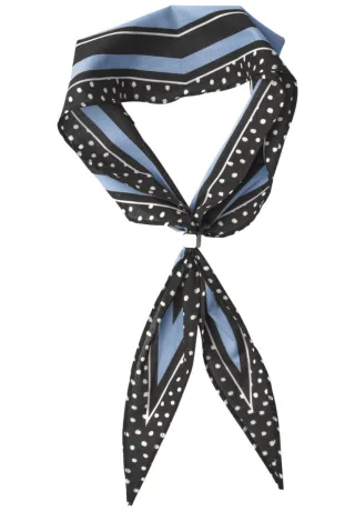 Street One - Bandana mit Mustermix blau
