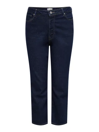 ONLY CARMAKOMA - CAREMILY ST HW STR ANK DNM TAI0045 NOOS Dark Blue Denim - Gr. - 32