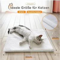 FELIXLEO Tierdecke Selbstheizende Decke für Katzen & Hunde, Katzenbett Flauschig & Weich