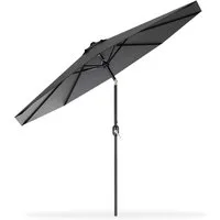 FIVMEN Sonnenschirm Sonnenschirm mit Griff, drehbar, geeignet für Gärten und Balkone, Beige/Dunkelgrau