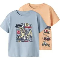Name It T-Shirt (2-tlg) Nmmvagno 2P S/S Loose Top