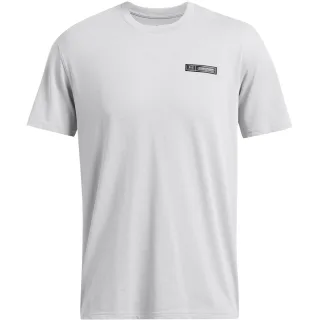 Under Armour - "Performance" T-Shirt für Herren, Schwer, Fitnessstudio (Frostgrau)