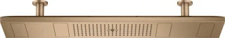 Hansgrohe Kopfbrause 1200 4jet Axor ShowerHeaven brushed bronze mit Lichtm.3500 K, 12427140 12427140