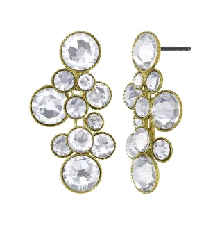 konplott - Ohrstecker - Water Cascade gold/silver