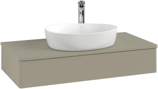 Villeroy & Boch Waschtischunterschrank Antao L09_5 1000x190x500mm mit Beleuchtung mit Struktur FK/AP L09150PD